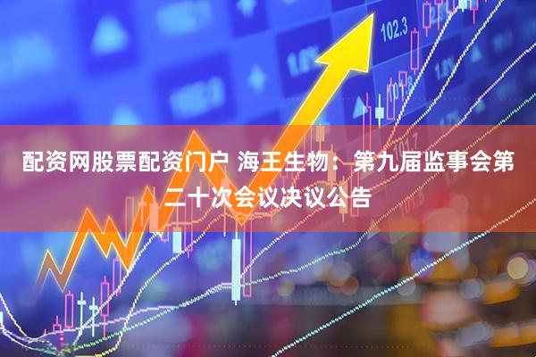 配资网股票配资门户 海王生物：第九届监事会第二十次会议决议公告